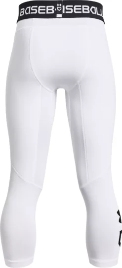 Under Armour Boys' Utility 3/4 Sliding Shorts 13 Under Armour Boys' Utility 3/4 Sliding Shorts -Ball Series Store 1367917 100 WhiteBlack BCK