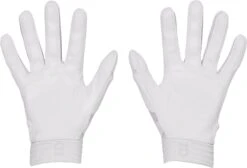 Under Armour Women's Motive Softball Batting Gloves -Ball Series Store 1372532 100 WhiteHaloGray BCK
