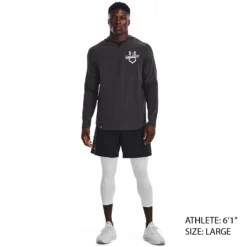 Under Armour Men's Cage Hooded Jacket 8 Under Armour Men's Cage Hooded Jacket -Ball Series Store 1374376 010 JetGrayWhite MODSTLAD
