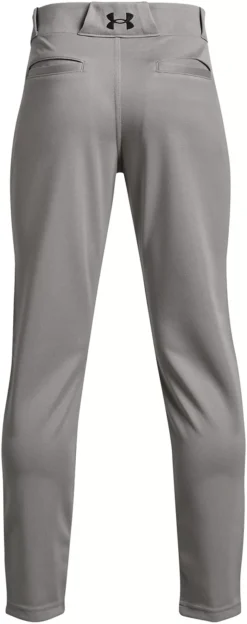 Under Armour Boy's Utility Open Bottom Baseball Pants -Ball Series Store 1374381 BaseballGreyBlack BCK