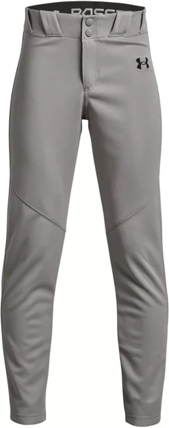 Under Armour Boy's Utility Open Bottom Baseball Pants -Ball Series Store 1374381 BaseballGreyBlack FRT