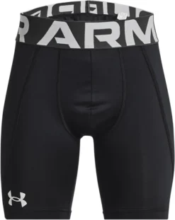 Under Armour Boys' Diamond Utility Slider Shorts -Ball Series Store 1375636 001 BlackHaloGray FRT