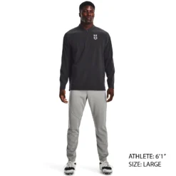 Under Armour Men's Utility Long Sleeve Cage Jacket -Ball Series Store 1375656 010 JetGrayWhite MODSTLAD