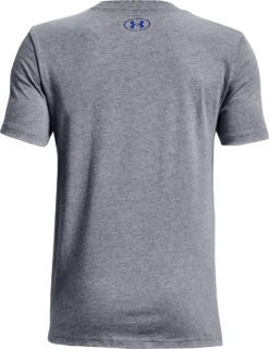 Under Armour Boys' Homer Dinger Tee -Ball Series Store 1377686 035 SteelLightHeatherBlack BCK