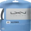 Wilson Luxilon ALU Power 125 Racquet String -Ball Series Store 16LUXUBGBNGRLPWR1RCQ Grey