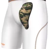 Shock Doctor Adult AirCore Compression Shorts With Hard Cup -Ball Series Store 16SKRARCRCMPSHRTHSPM White