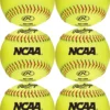 Rawlings 11” NCAA Fastpitch Softballs - 6 Pack 2 Rawlings 11” NCAA Fastpitch Softballs - 6 Pack -Ball Series Store 16WORW11NFPRSDSM6FPS 1
