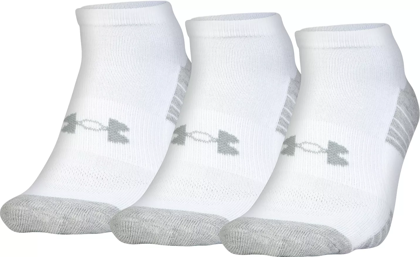 Under Armour Men's HeatGear Tech No-Show Golf Socks - 3 Pack 3 Under Armour Men's HeatGear Tech No-Show Golf Socks - 3 Pack