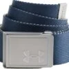 Under Armour Webbing 2.0 Reversible Golf Belt -Ball Series Store 17UARMWBBNG20BLT1APA Academy Graphite