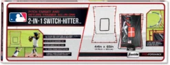 Franklin MLB 65” 2-in-1 Switch-Hitter Flyback Return Trainer -Ball Series Store 19069 NOCOLOR PKG