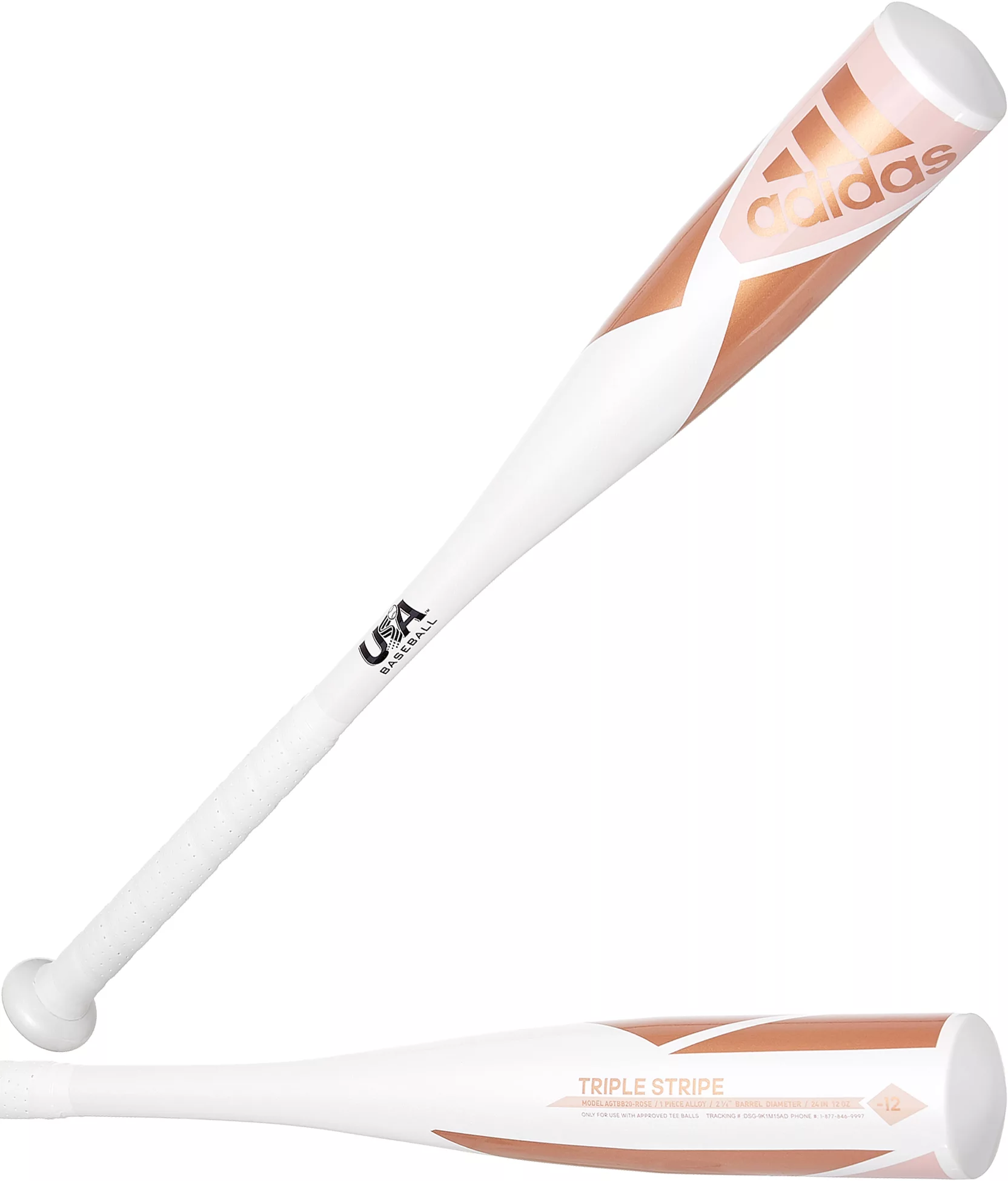 Adidas Girls' Tee Ball Bat (-12) 3 Adidas Girls' Tee Ball Bat (-12)