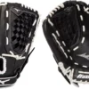 Mizuno 12.5'' Girls' Prospect Select Series Softball Glove -Ball Series Store 19MIZYPRSPCTSLCTFFPGA Black White