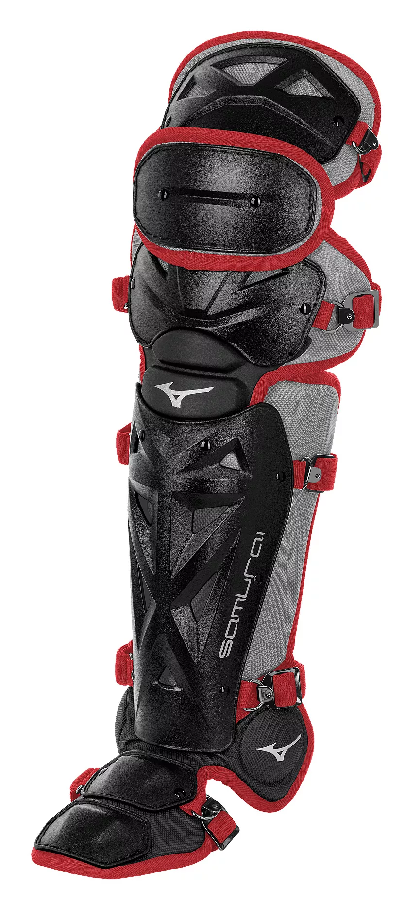 Mizuno Girls' Samurai Softball Catcher's Leg Guards 3 Mizuno Girls' Samurai Softball Catcher's Leg Guards