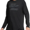 Nike Women's Breathe Long-Sleeve Softball Top -Ball Series Store 19NIKWWNKBRTHFLXLBBA Tm Black White