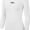 Nike Women's Dri-FIT Long-Sleeve Softball Top -Ball Series Store 19NIKWWNKDRYPLYRSBBA Tm White Black