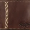 Rawlings Baseball Stitch Leather Bi-Fold Wallet 2 Rawlings Baseball Stitch Leather Bi-Fold Wallet -Ball Series Store 19RAWUBSBLLSTTCHBMSC Brown