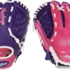 Rawlings 10'' Tee Ball Highlight Series Glove -Ball Series Store 19RAWYHGHLGHT10PPFPG Purple