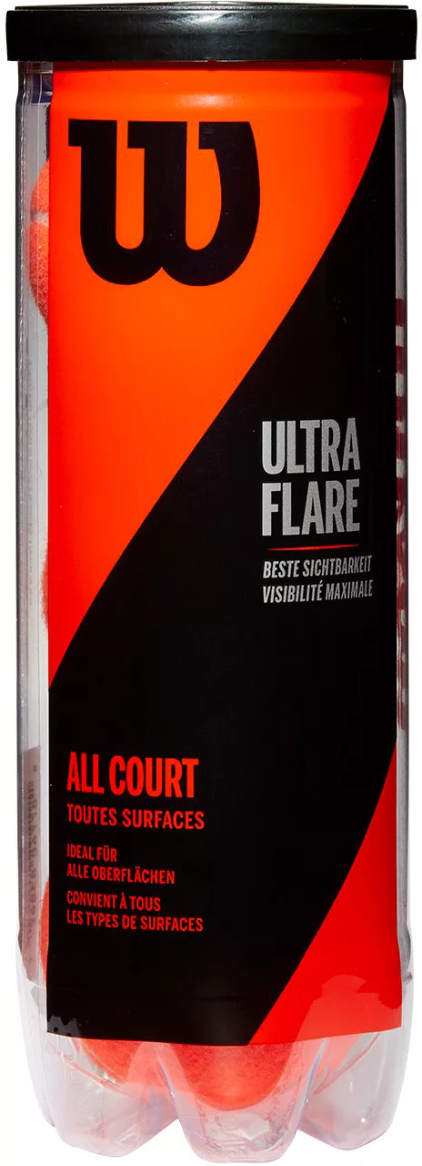 Wilson Ultra Flare Tennis Ball 3 Wilson Ultra Flare Tennis Ball