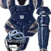 Wilson Intermediate C1K Catcher's Set -Ball Series Store 19WILYNTC1KCTCHRSCTC Navy
