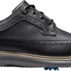 FootJoy Men's Traditions Cleated Golf Shoes (Previous Season Style) 1 FootJoy Men's Traditions Cleated Golf Shoes (Previous Season Style) -Ball Series Store 20FJYMFJTRDTNS21WGSH Black Dark Grey