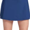 Prince Women's Match Knit Tennis Skort -Ball Series Store 20PRCWMTCHKNTSKRTBTT Blue Depths