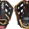 Rawlings 11.5'' Youth Highlight Series Glove -Ball Series Store 20RAWY115HGHLGHTBBGLA Black
