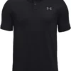 Under Armour Boys' Performance Golf Polo 1 Under Armour Boys' Performance Golf Polo -Ball Series Store 20UARBPRFPLVRDXXXBAP Black Pitch Gray