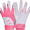 Under Armour Girls' Radar Softball Batting Gloves -Ball Series Store 20UARGGRLSRDR20XXBAS Pink