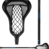 Warrior Evo Warp Junior Complete Lacrosse Stick -Ball Series Store 20WARBVWRPJRCMPLTLXS Black