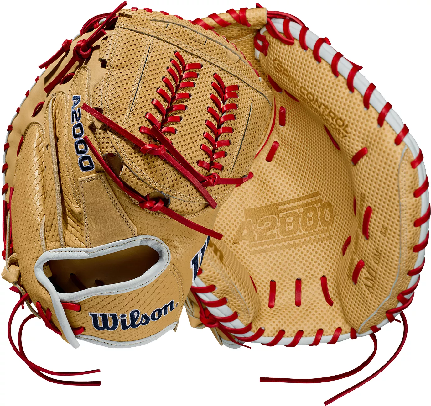 Wilson 34'' Aubree Munro A2000 Series Game Model Fastpitch Catcher's Mitt W/ Spin Control™ 3 Wilson 34'' Aubree Munro A2000 Series Game Model Fastpitch Catcher's Mitt W/ Spin Control™