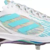 Adidas Women's Purehustle 2 Elite Dripped-Out Metal Fastpitch Softball Cleats -Ball Series Store 21ADIAPRHSTL2LTDRCLT White Blue