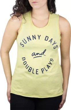 Baseballism Women's "Sunny Days & Double Plays" Aya Tank Top