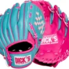 DICK'S Sporting Goods 8.5" Toddler Backyard Glove W/ Ball -Ball Series Store 21DSGGBCKYRDGLVWBCTM Blue Pink