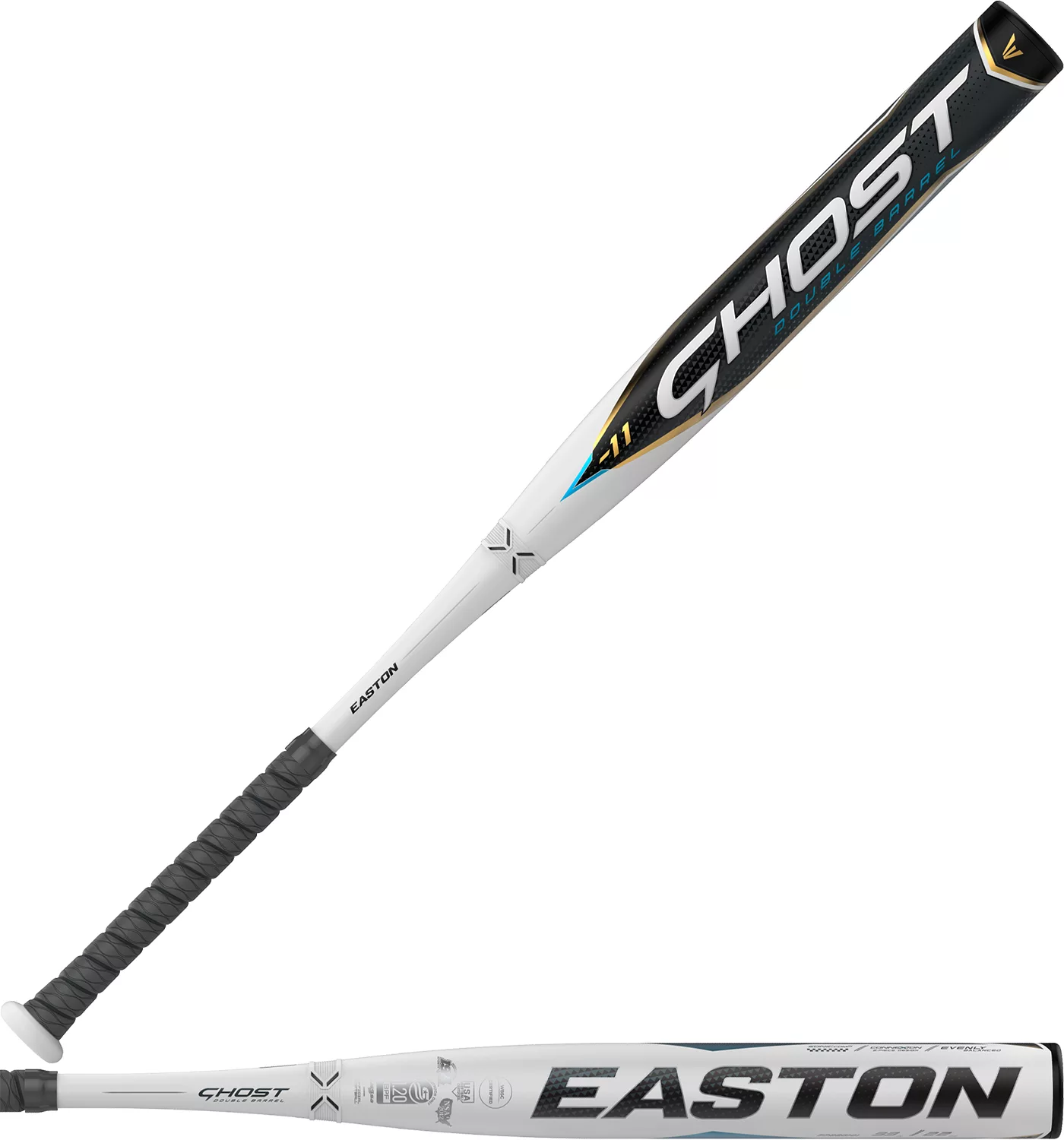 Easton Ghost Double Barrel Fastpitch Bat (-11) 2 Easton Ghost Double Barrel Fastpitch Bat (-11)