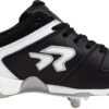 Ringor Women's Flite Metal Fastpitch Softball Cleats 2 Ringor Women's Flite Metal Fastpitch Softball Cleats -Ball Series Store 21IYZWRNGRFLTSPKRCLT Black White