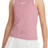 Nike Girls' NikeCourt Dri-FIT Victory Tennis Tank Top -Ball Series Store 21NIKGGNKCTDFVCTRRCQ Elemental Pink White