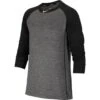 Nike Boys' Baseball Pro Cool Raglan Tee -Ball Series Store 21NIKYBPRCLRGLNXXBBA Black Grey