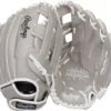 Rawlings 12.5'' Girls' Highlight Series Softball Glove -Ball Series Store 21RAWGHGHLGHTFP12CTM Grey White