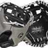 Rawlings 32.5'' Girls' Highlight Series Softball Catcher's Mitt 2022 1 Rawlings 32.5'' Girls' Highlight Series Softball Catcher's Mitt 2022 -Ball Series Store 21RAWWHGHLGHTCM32BAS Black Grey