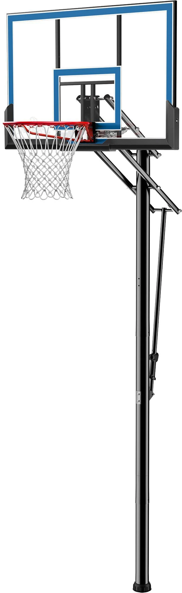 Spalding 48" Shatter-proof Polycarbonate Pro Glide In-Ground Basketball Hoop 3 Spalding 48" Shatter-proof Polycarbonate Pro Glide In-Ground Basketball Hoop