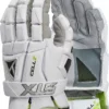 STX Men's Cell V Lacrosse Gloves 2 STX Men's Cell V Lacrosse Gloves -Ball Series Store 21STXMCLLVGLVXXXXLXP White