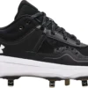 Under Armour Women's Glyde Metal Fastpitch Softball Cleats 1 Under Armour Women's Glyde Metal Fastpitch Softball Cleats -Ball Series Store 21UARAGLYDMTBLKWHCLT Black White
