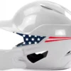 Under Armour Senior USA Converge Batting Helmet W/ Universal Jaw Guard -Ball Series Store 21UARASCNVRGHLMTJBTH Pure White USA
