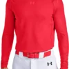 Under Armour Men's Baseball ColdGear® Long Sleeve Shirt -Ball Series Store 21UARGBSBLLCGLSSHBBA Red
