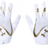 Under Armour Girls Radar Softball Batting Gloves -Ball Series Store 21UARGGRLSRDR20WHBAS