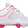 Under Armour Kids' Glyde RM Softball Cleats 2 Under Armour Kids' Glyde RM Softball Cleats -Ball Series Store 21UARYGLYDRMJRWHTCLT White Cerise
