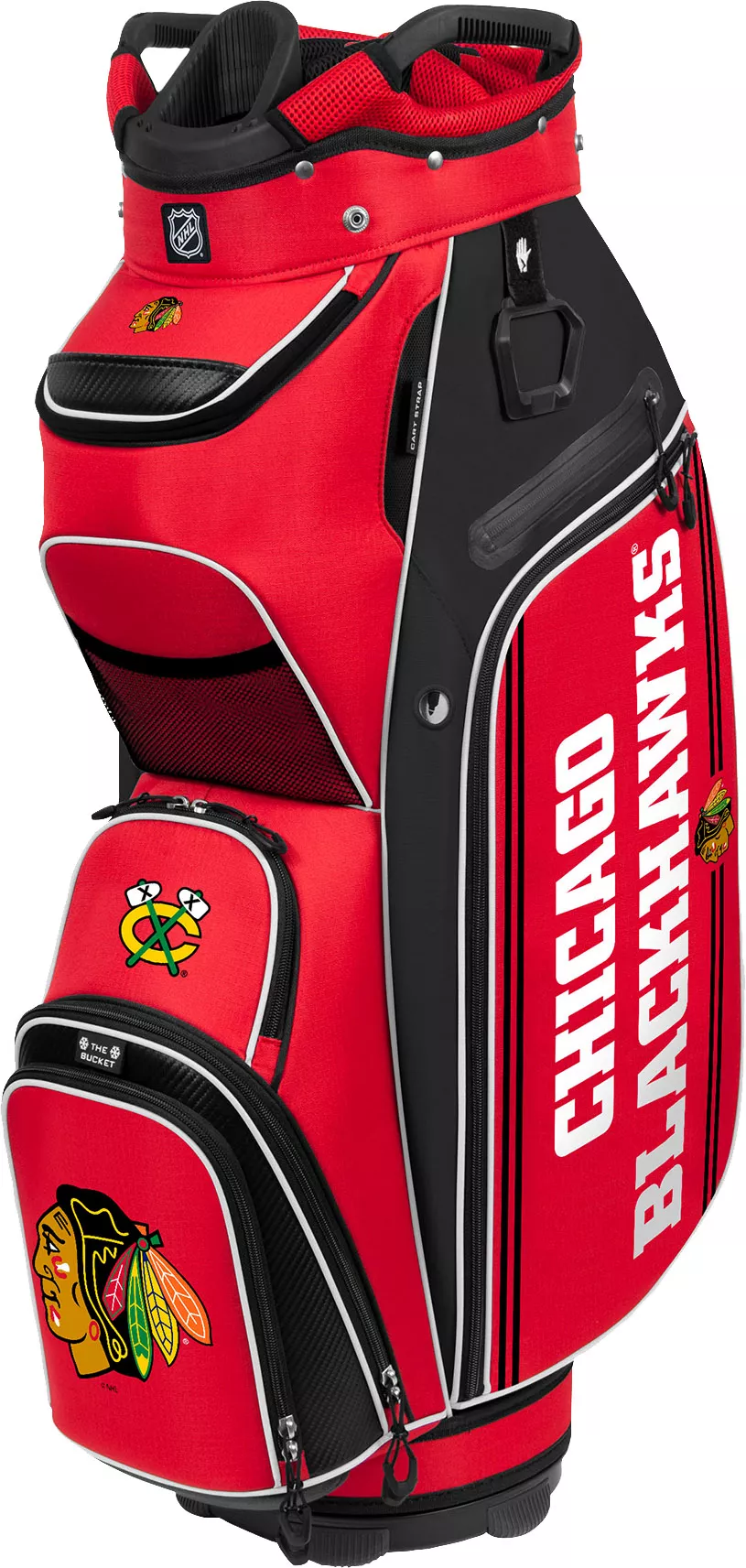 WinCraft Team Effort Chicago Blackhawks Bucket III Cooler Cart Bag 3 WinCraft Team Effort Chicago Blackhawks Bucket III Cooler Cart Bag