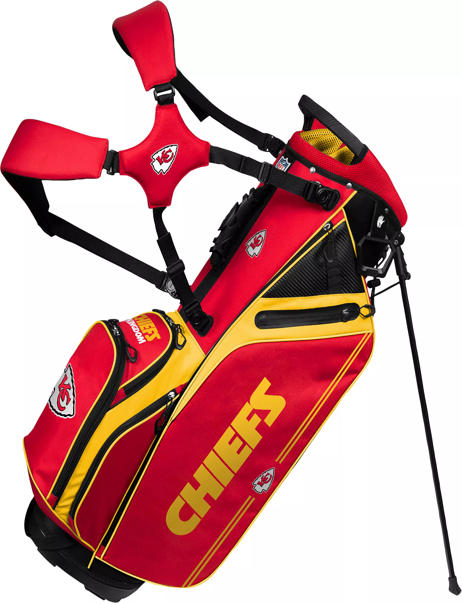WinCraft Team Effort Kansas City Chiefs Caddie Carry Hybrid Bag 3 WinCraft Team Effort Kansas City Chiefs Caddie Carry Hybrid Bag