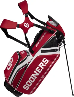 WinCraft Team Effort Oklahoma Sooners Caddie Carry Hybrid Bag