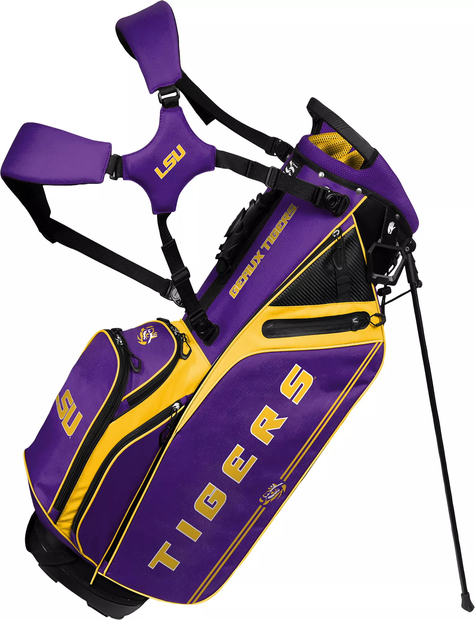 WinCraft Team Effort LSU Tigers Caddie Carry Hybrid Bag 3 WinCraft Team Effort LSU Tigers Caddie Carry Hybrid Bag